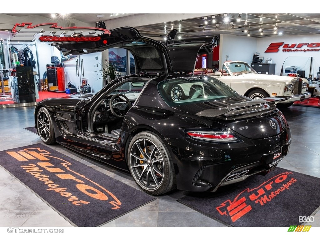 2014 SLS AMG GT Coupe Black Series - Obsidian Black Metallic / designo Black w/Alcantara photo #8