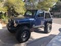 2004 Patriot Blue Pearl Jeep Wrangler Unlimited 4x4  photo #1