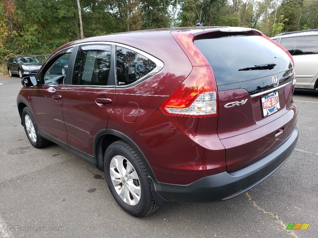 2012 CR-V EX 4WD - Basque Red Pearl II / Beige photo #2