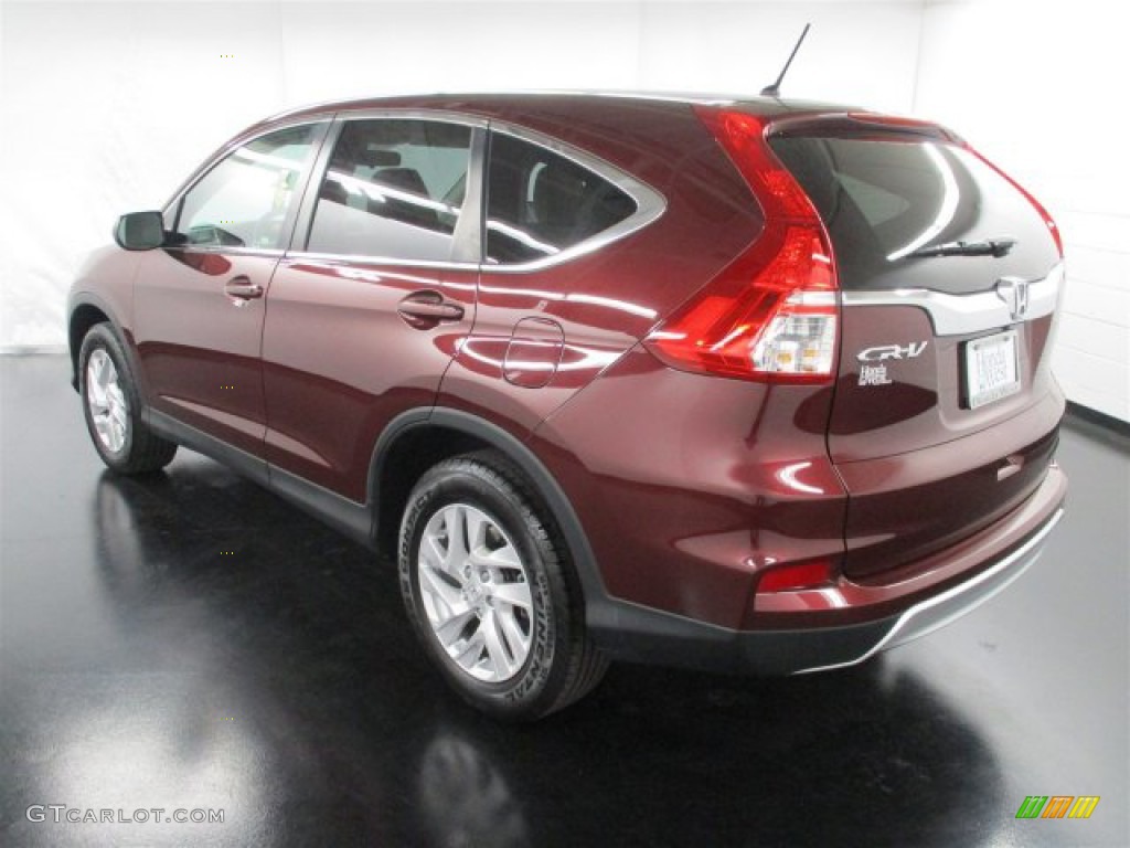 2016 CR-V EX - Basque Red Pearl II / Gray photo #5