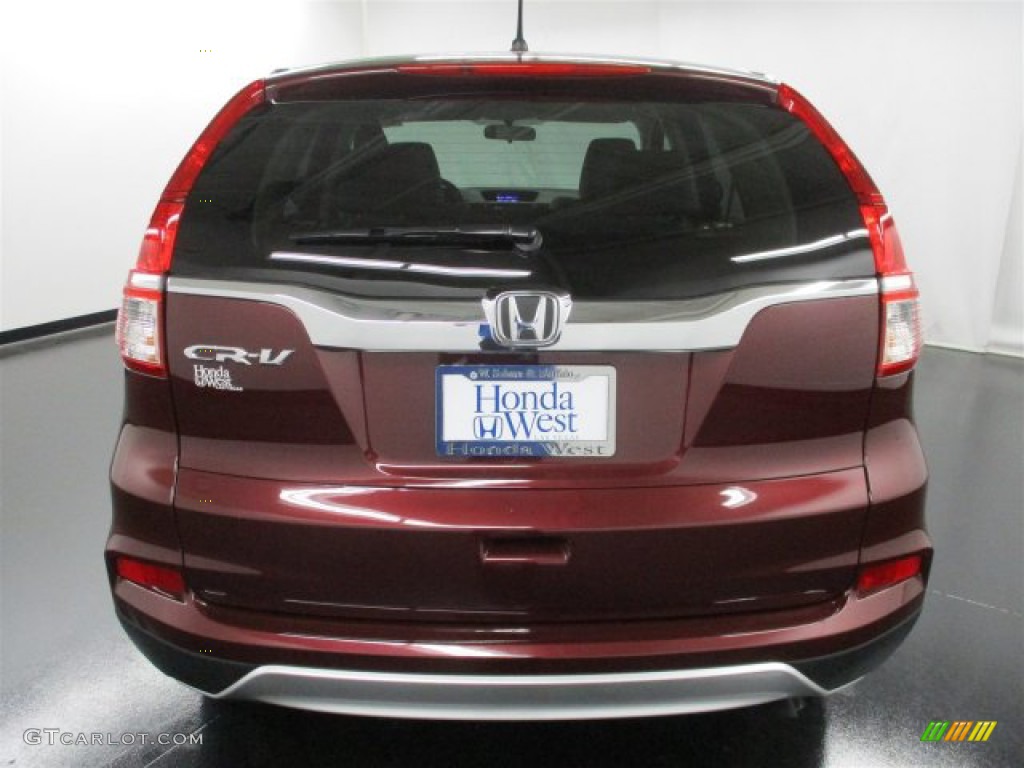 2016 CR-V EX - Basque Red Pearl II / Gray photo #6