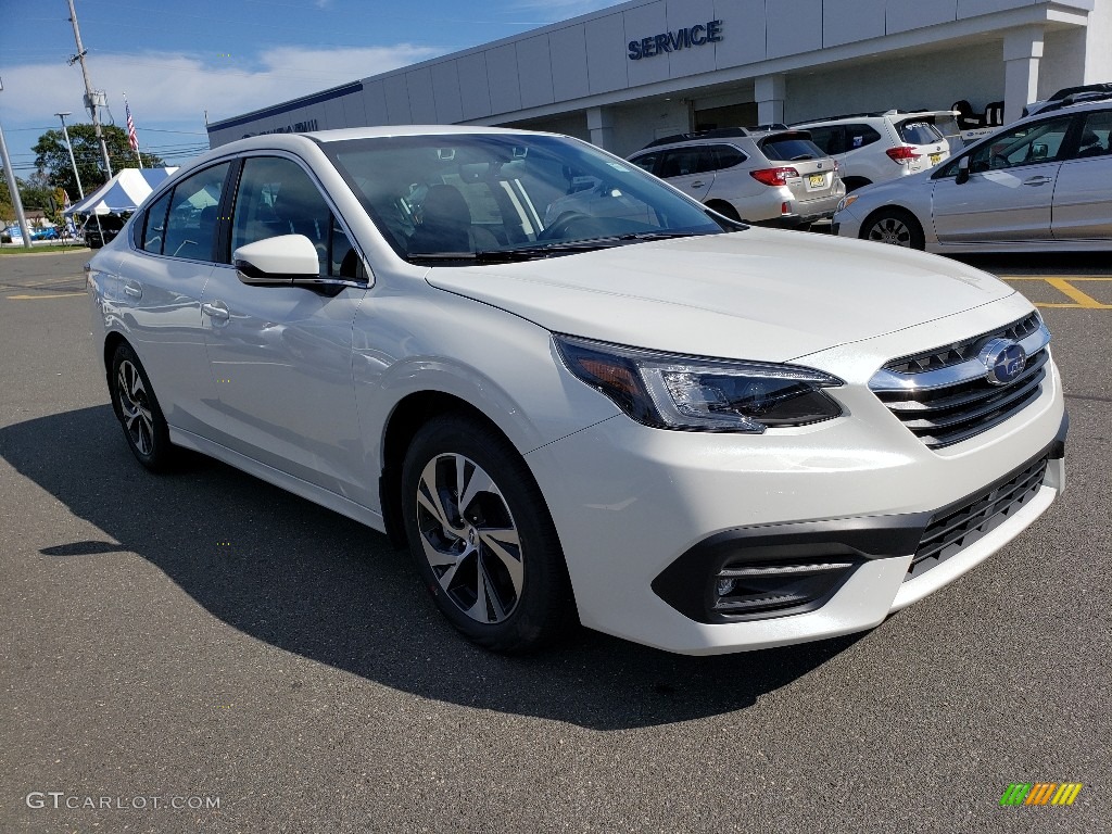 Crystal White Pearl Subaru Legacy
