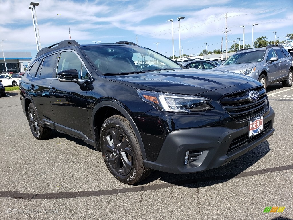 Crystal Black Silica 2020 Subaru Outback Onyx Edition XT Exterior Photo #135633382