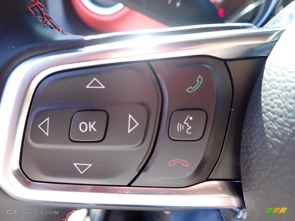 2020 Jeep Gladiator Rubicon 4x4 Black Steering Wheel Photo #135634231