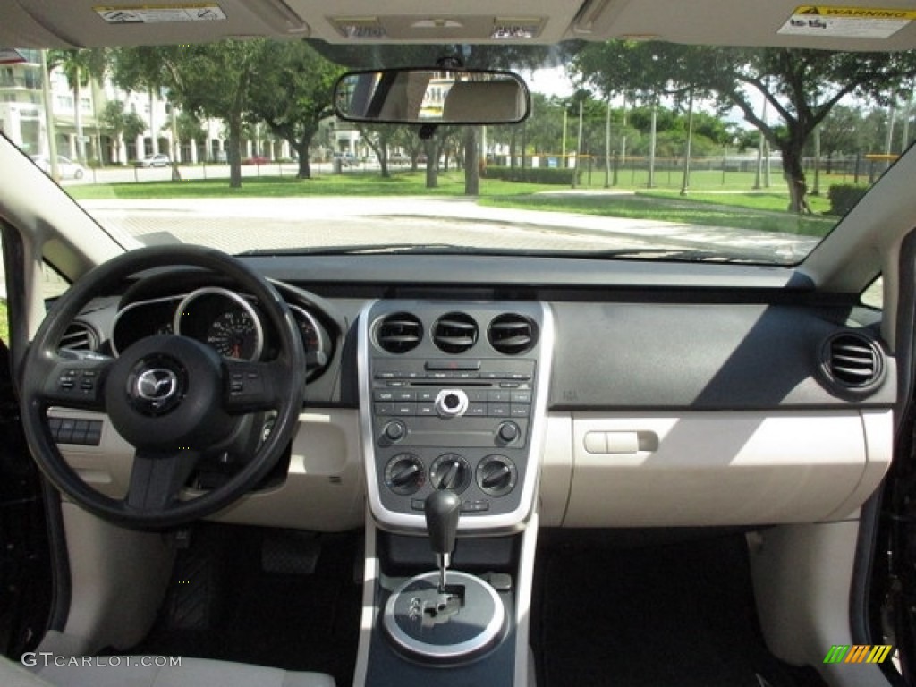 2008 CX-7 Sport - Black Cherry Mica / Sand photo #2
