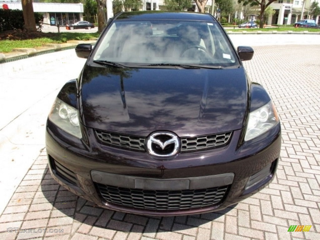 2008 CX-7 Sport - Black Cherry Mica / Sand photo #15
