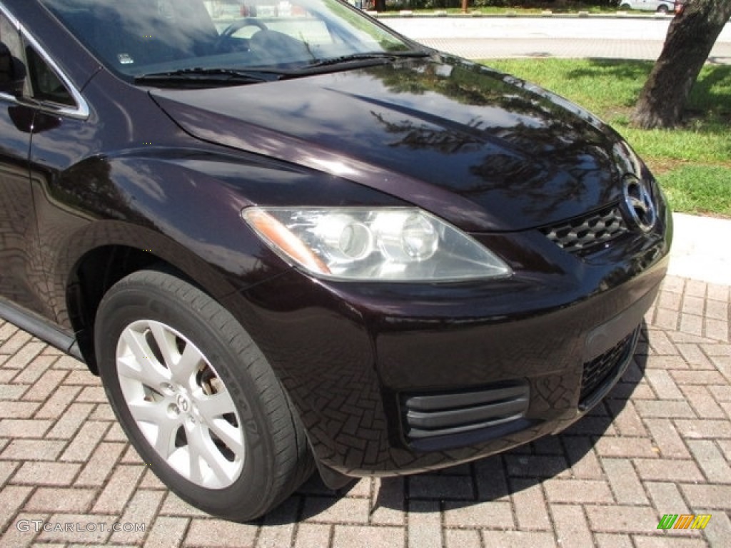 2008 CX-7 Sport - Black Cherry Mica / Sand photo #45
