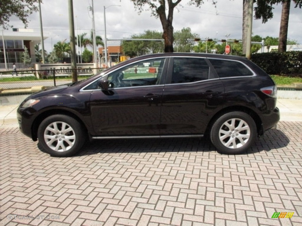 2008 CX-7 Sport - Black Cherry Mica / Sand photo #49