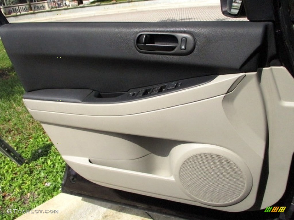 2008 CX-7 Sport - Black Cherry Mica / Sand photo #56