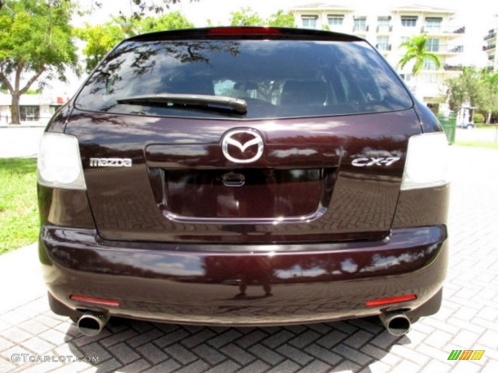 2008 CX-7 Sport - Black Cherry Mica / Sand photo #59