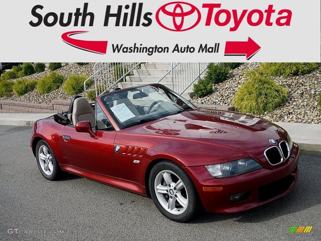2000 Z3 2.3 Roadster - Siena Red Metallic / Beige photo #1