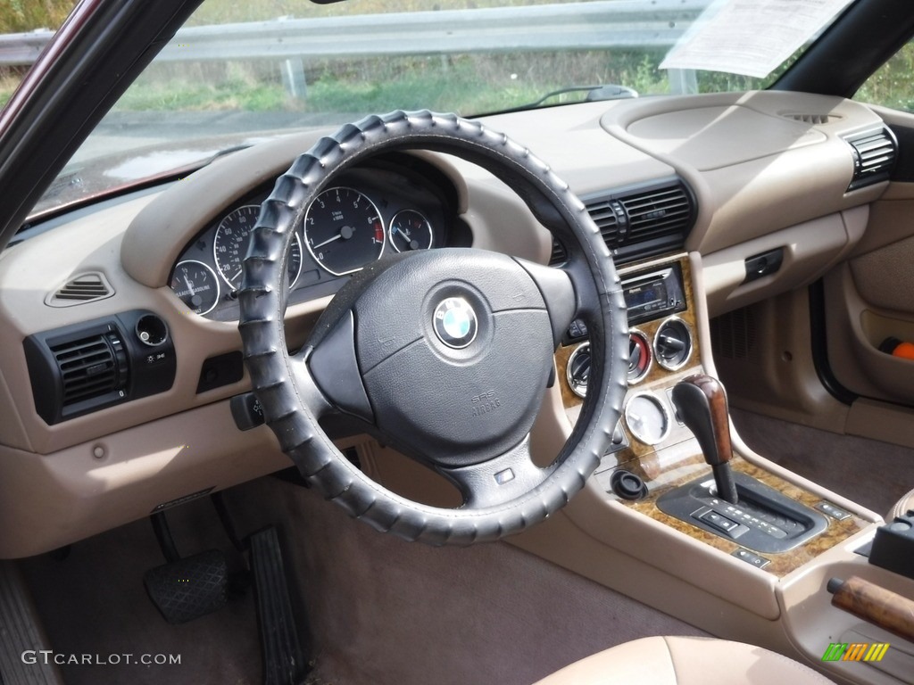 2000 Z3 2.3 Roadster - Siena Red Metallic / Beige photo #17