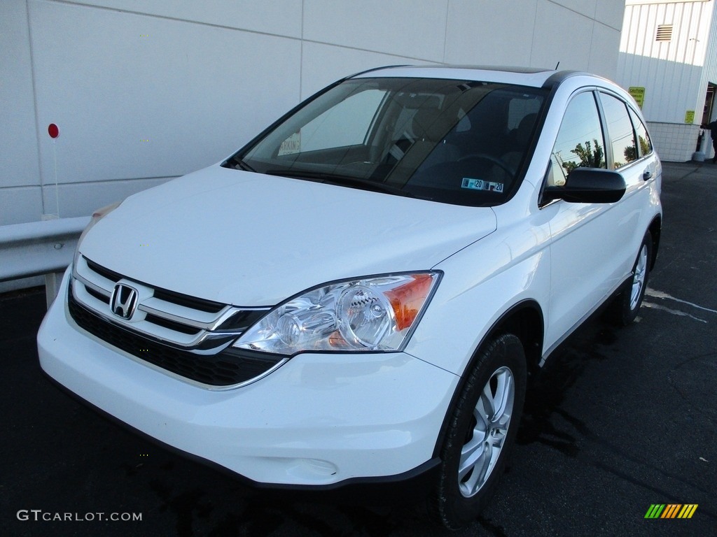 2011 CR-V EX 4WD - Taffeta White / Gray photo #9