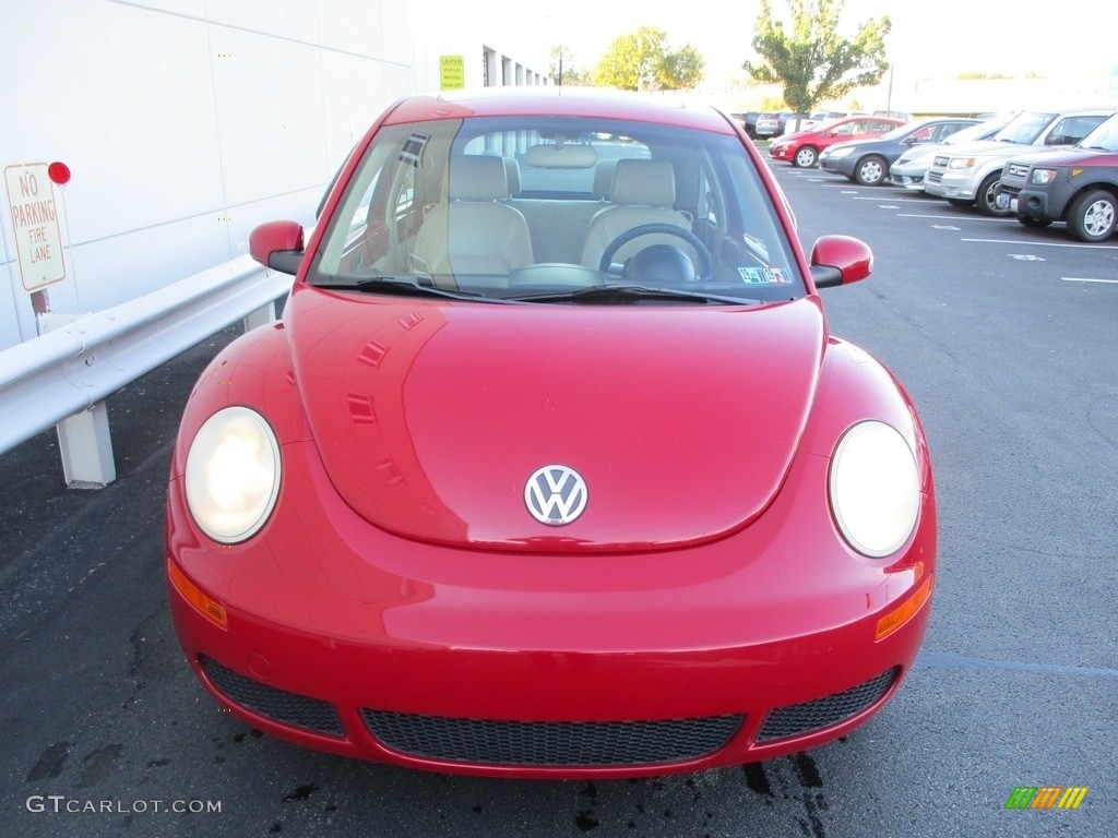 2007 New Beetle 2.5 Coupe - Salsa Red / Cream photo #8