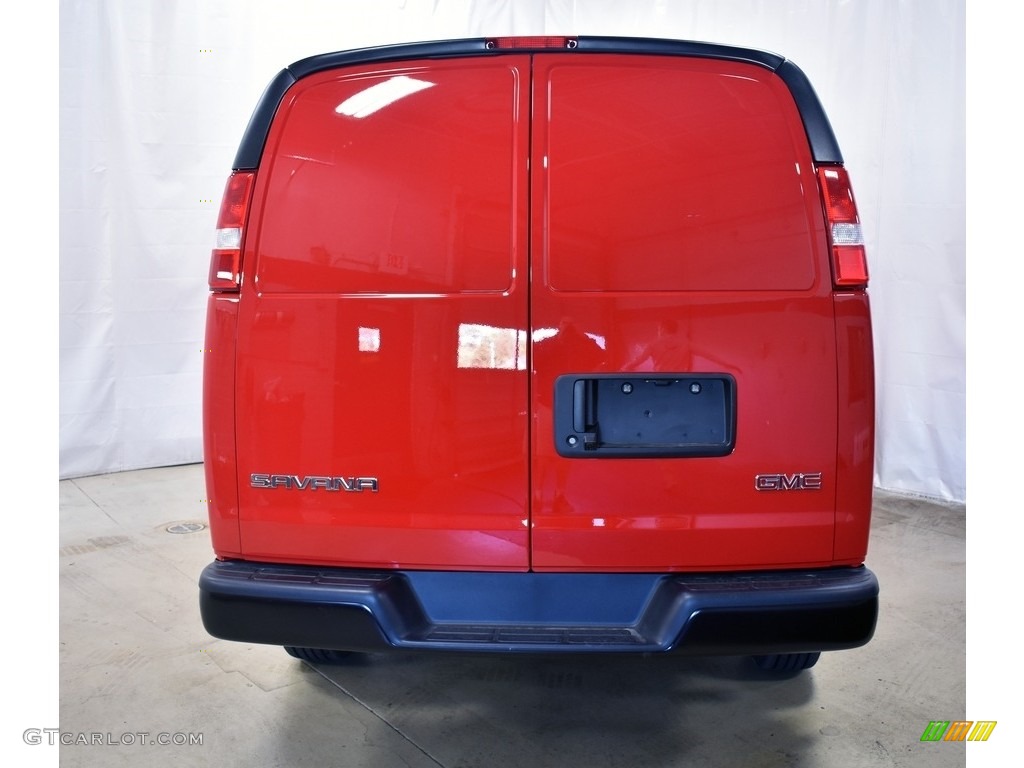2020 Savana Van 2500 Cargo - Cardinal Red / Neutral photo #3