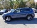 2020 Blue Shade Pearl Jeep Cherokee Limited 4x4  photo #3