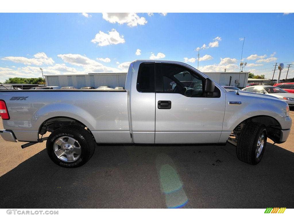 2006 F150 STX Regular Cab - Silver Metallic / Medium Flint photo #6