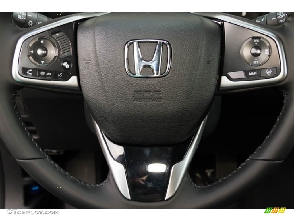 2019 Honda CR-V EX-L Gray Steering Wheel Photo #135642709