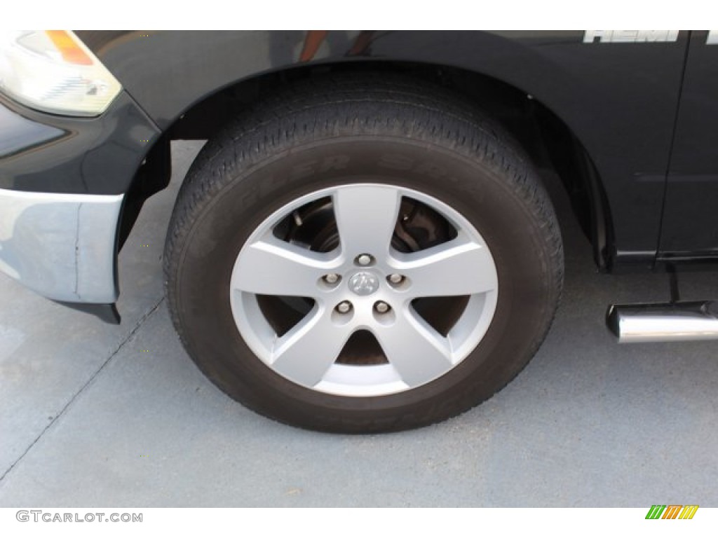 2010 Ram 1500 SLT Crew Cab - Brilliant Black Crystal Pearl / Dark Slate Gray photo #5