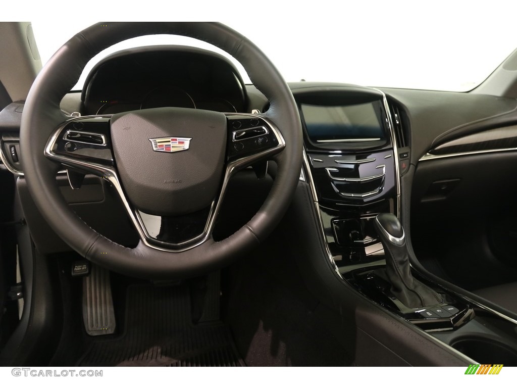 2019 Cadillac ATS AWD Jet Black Dashboard Photo #135644116