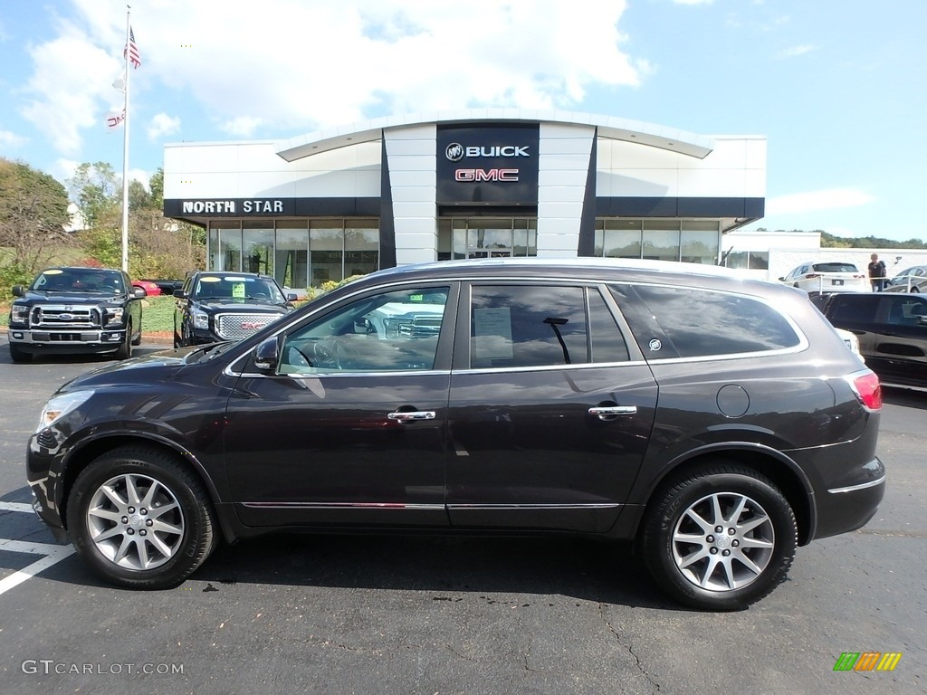 2017 Enclave Leather AWD - Iridium Metallic / Light Titanium photo #13