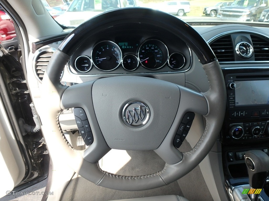 2017 Enclave Leather AWD - Iridium Metallic / Light Titanium photo #23