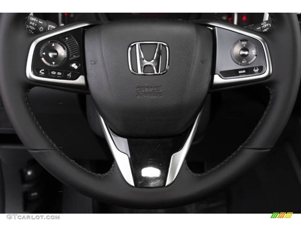 2019 Honda CR-V EX-L Black Steering Wheel Photo #135644986