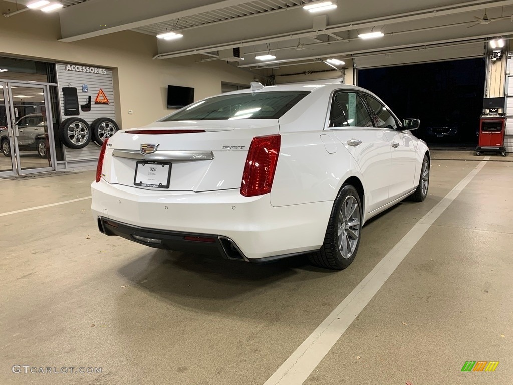 2017 CTS Luxury AWD - Crystal White Tricoat / Light Platinum w/Jet Black Accents photo #4