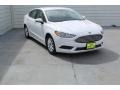 2017 Oxford White Ford Fusion S  photo #2