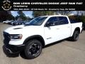 2020 Bright White Ram 1500 Rebel Crew Cab 4x4  photo #1