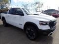 2020 Bright White Ram 1500 Rebel Crew Cab 4x4  photo #7