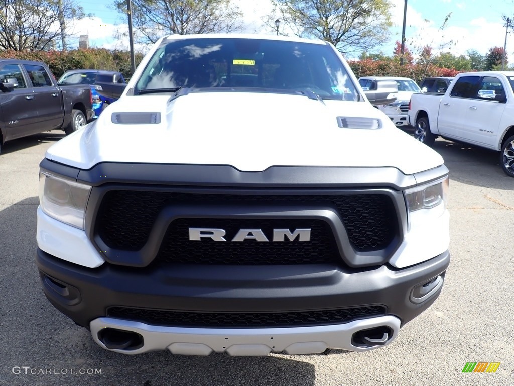 2020 1500 Rebel Crew Cab 4x4 - Bright White / Black photo #8