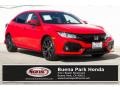 2019 Rallye Red Honda Civic Sport Hatchback  photo #1