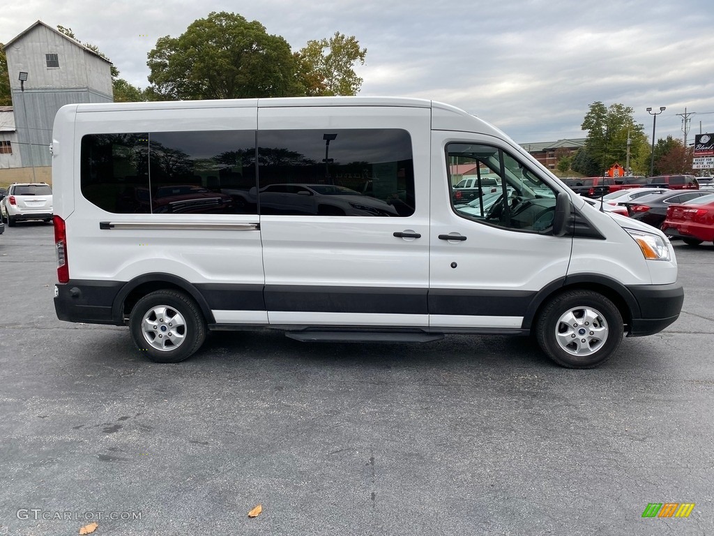 Oxford White 2019 Ford Transit Passenger Wagon XLT 350 MR Long Exterior Photo #135651190