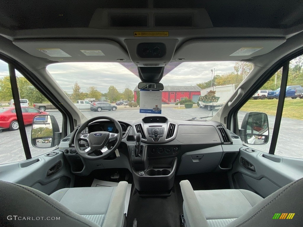 Pewter Interior 2019 Ford Transit Passenger Wagon XLT 350 MR Long Photo #135651322