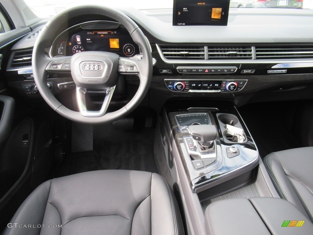 2019 Audi Q7 55 Prestige quattro Rock Gray Dashboard Photo #135651394