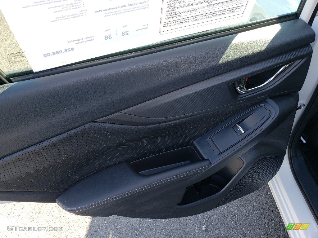 2019 Subaru Impreza 2.0i Limited 5-Door Black Door Panel Photo #135653740