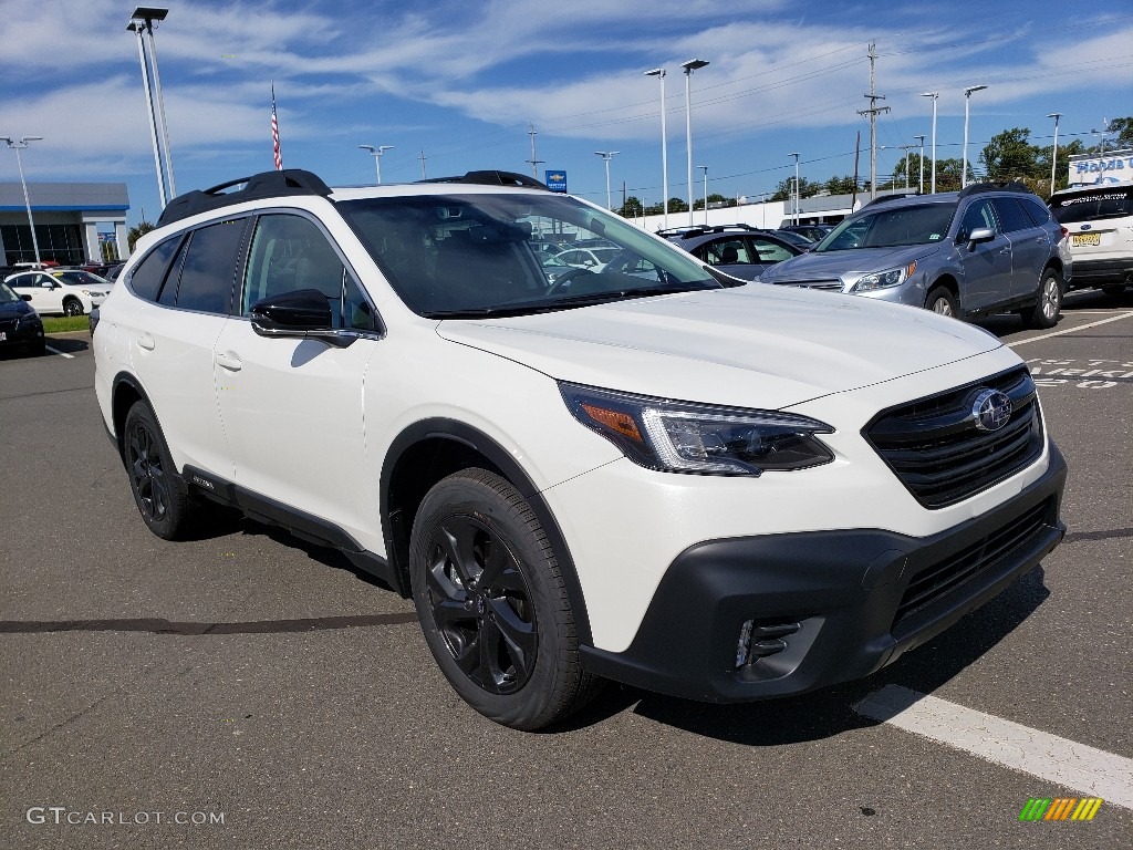 Crystal White Pearl 2020 Subaru Outback Onyx Edition XT Exterior Photo #135653812