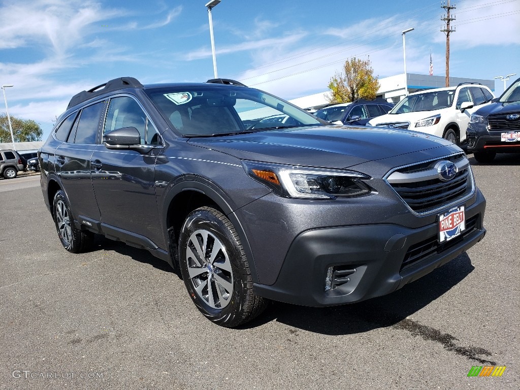 2020 Outback 2.5i Premium - Magnetite Gray Metallic / Titanium Gray photo #1