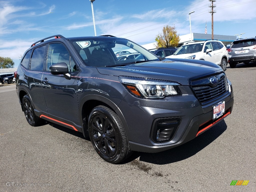 Magnetite Gray Metallic 2020 Subaru Forester 2.5i Sport Exterior Photo #135654085