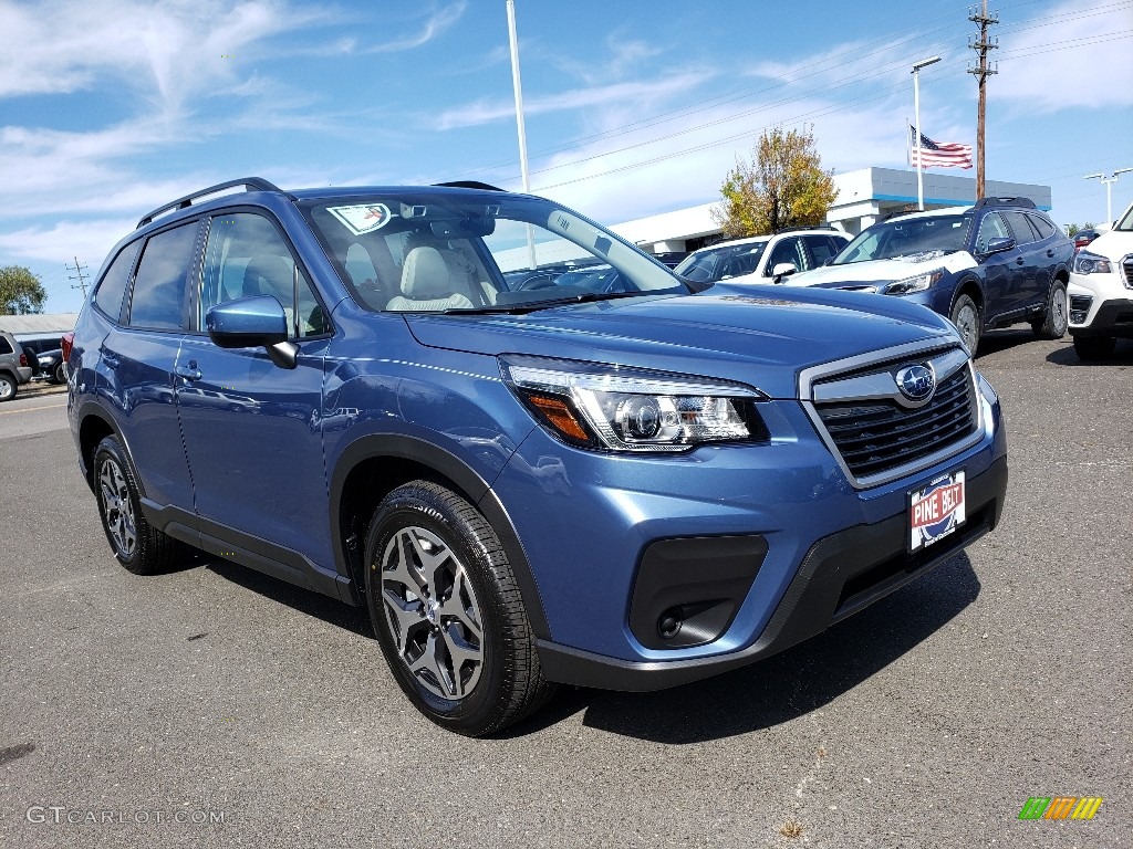 Horizon Blue Pearl 2020 Subaru Forester 2.5i Premium Exterior Photo #135654169