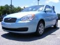 2008 Ice Blue Hyundai Accent GLS Sedan  photo #4