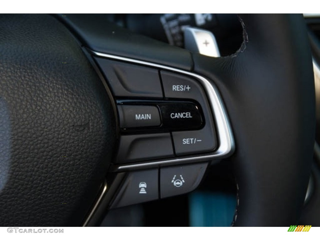 2020 Honda Accord Sport Sedan Black Steering Wheel Photo #135656800