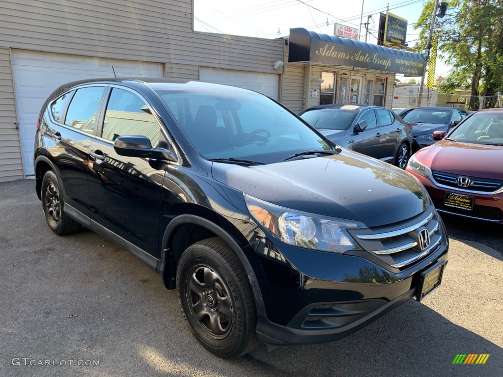 2014 CR-V LX AWD - Crystal Black Pearl / Black photo #3