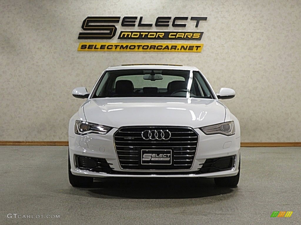 2016 A6 2.0 TFSI Premium Plus quattro - Ibis White / Black photo #2