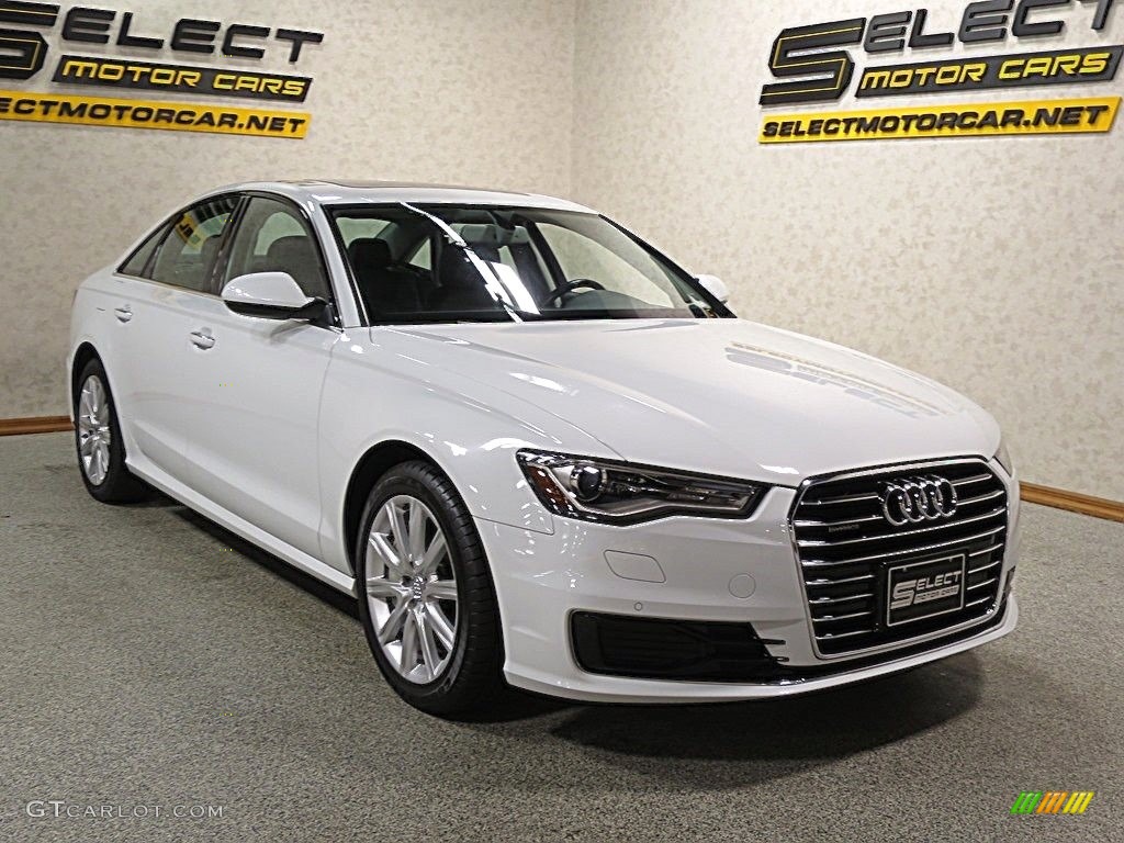 2016 A6 2.0 TFSI Premium Plus quattro - Ibis White / Black photo #3