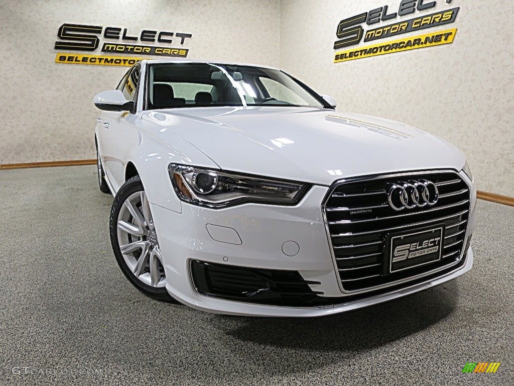 2016 A6 2.0 TFSI Premium Plus quattro - Ibis White / Black photo #11