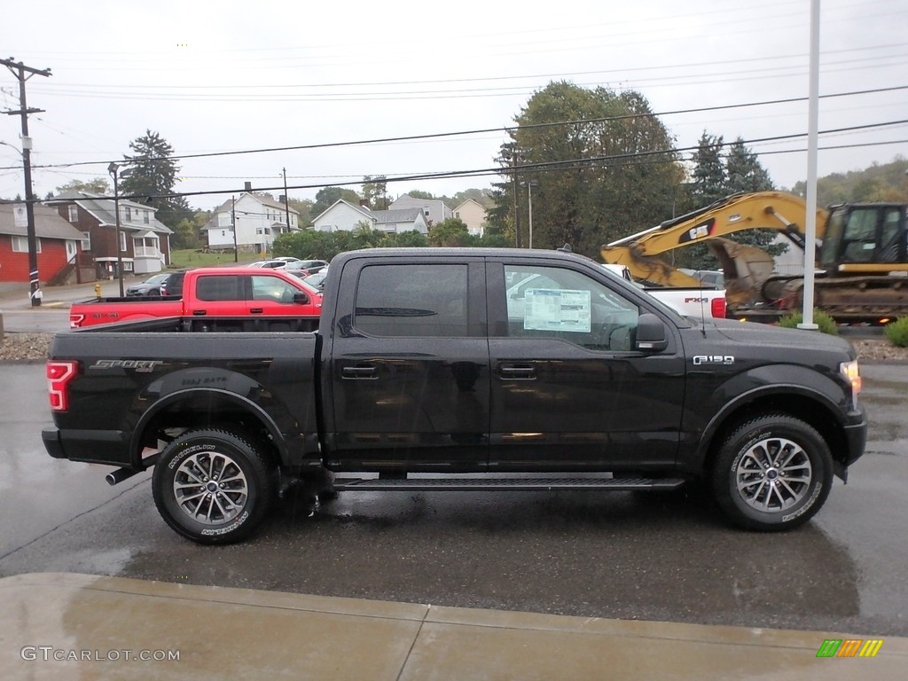 2019 F150 XLT SuperCrew 4x4 - Agate Black / Black photo #4