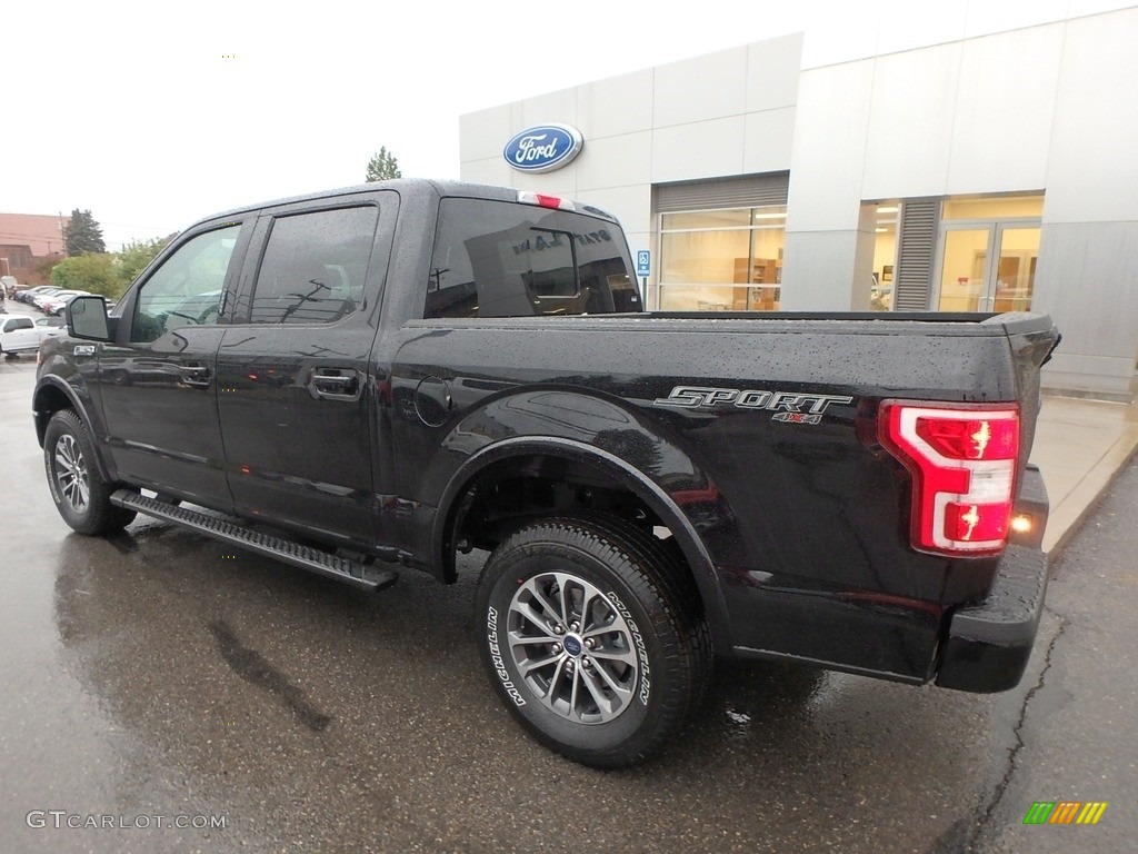 2019 F150 XLT SuperCrew 4x4 - Agate Black / Black photo #7