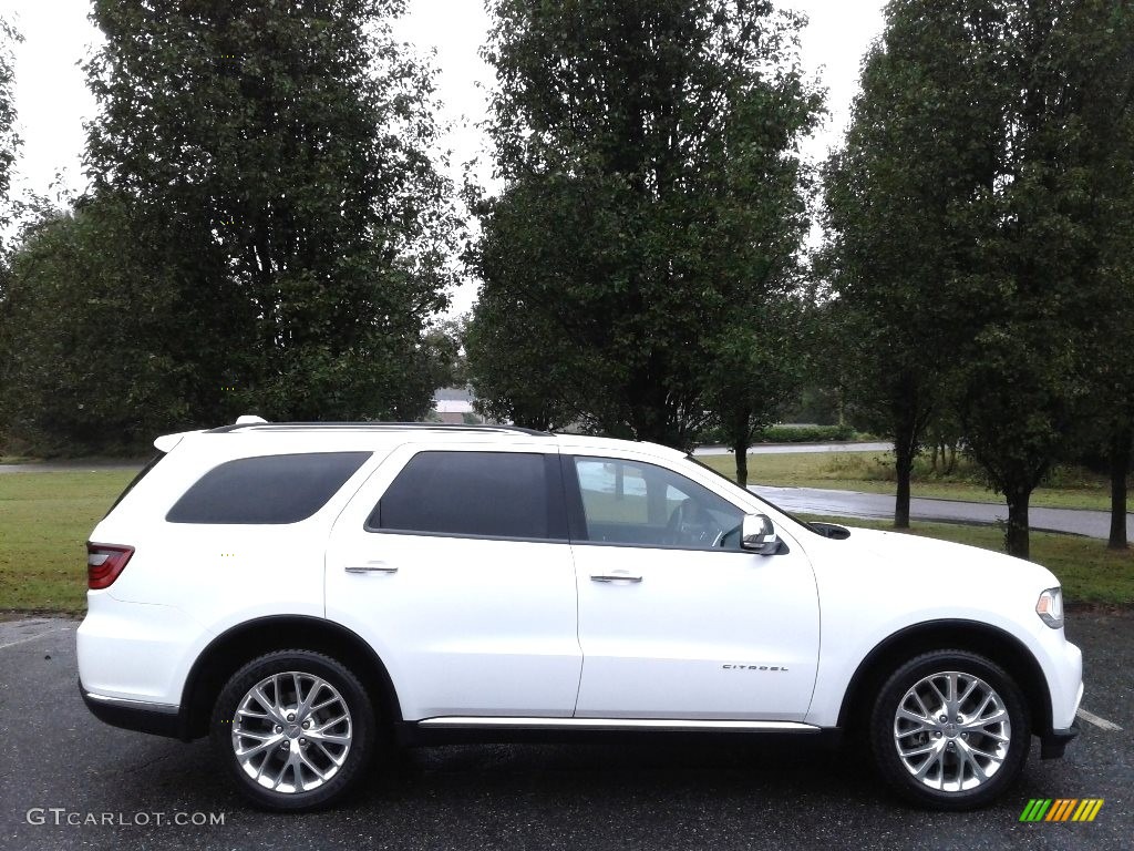2015 Durango Citadel AWD - Bright White / Black/Tan photo #5